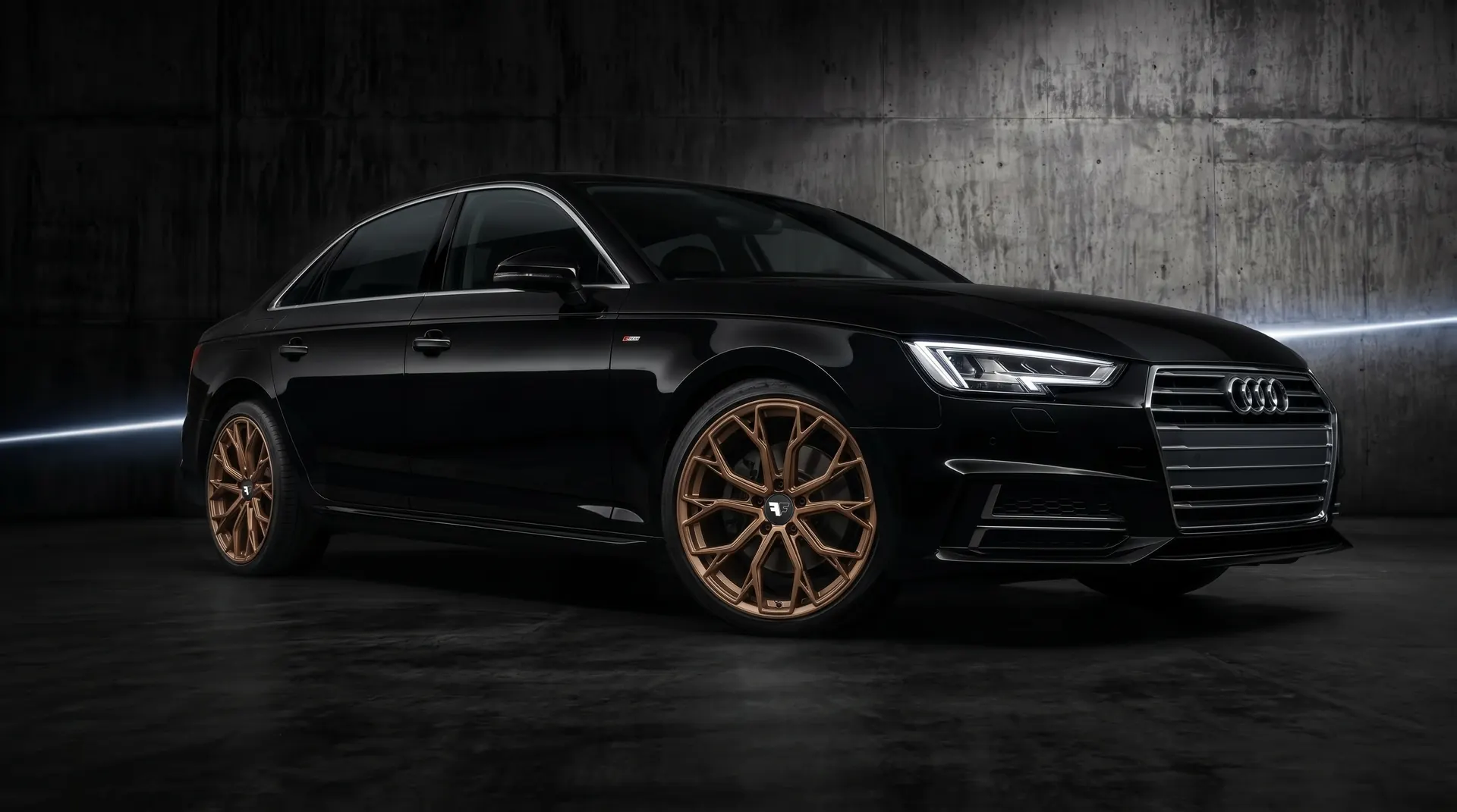 Audi A4 mit FF02 Bronze Matt