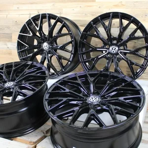 18 Zoll Felgen 2DRV WH37 schwarz für VW Tiguan 5N T-ROC T ROC A1 Jetta ID3 ID4 3