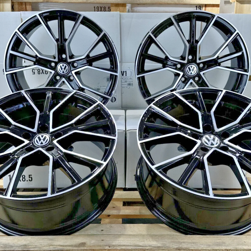 18 Zoll Felgen AF18 schwarz für VW Sharan 7N Tiguan 5N Phaeton Jetta Passat B8