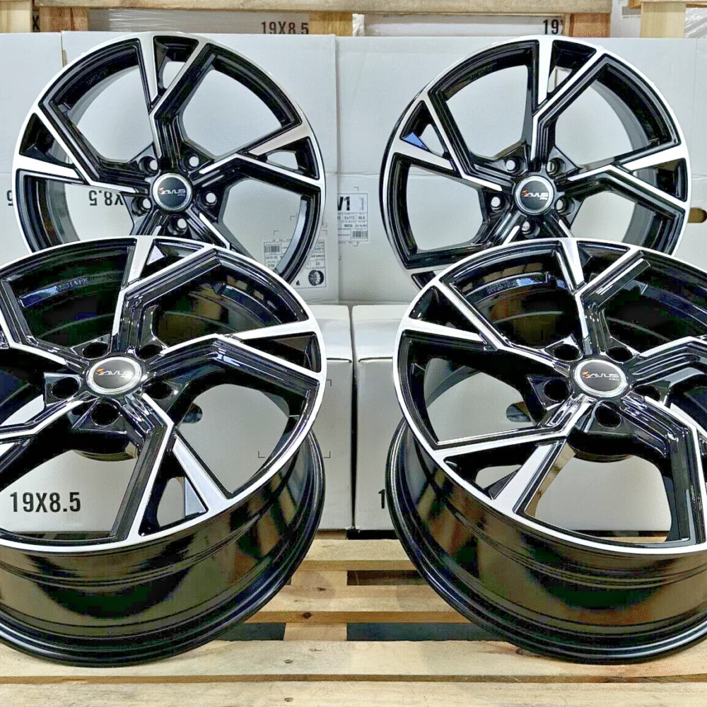 18 Zoll Felgen AF20 schwarz für Skoda Superb Kodiaq NS Karoq NU Yeti 5L Octavia