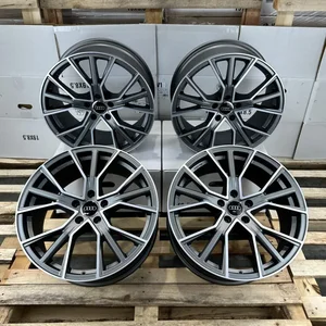 18 Zoll Felgen Avus AF18 grau für Audi A4 S4 B6 B7 B8 B9 8E 8H Q2 GA Q3 8U F3 2