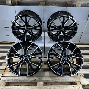 18 Zoll Felgen Avus AF18 schwarz für Audi A4 S4 B6 B7 B8 B9 8E 8H Q2 GA Q3 8U F3 2