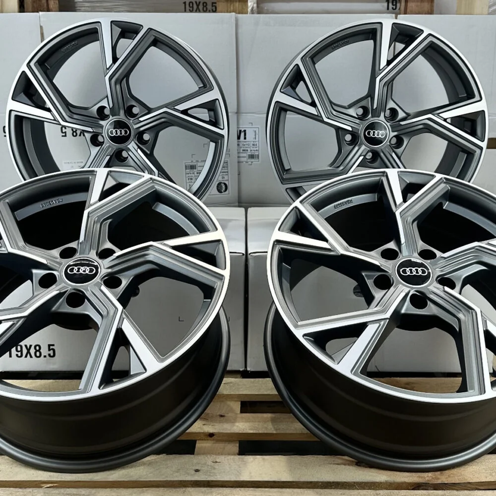 18 Zoll Felgen Avus AF20 grau für Audi A4 S4 B6 B7 B8 B9 8E 8H Q2 GA Q3 8U F3