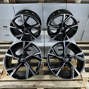 18 Zoll Felgen Avus AF20 schwarz für Audi A3 S3 8P 8V GY TT TTS 8J 8S S Line NEU 2