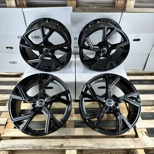 18 Zoll Felgen Avus AF20 schwarz für Skoda Octavia 1Z 5E NX RS VRS Superb 3T NEU 2