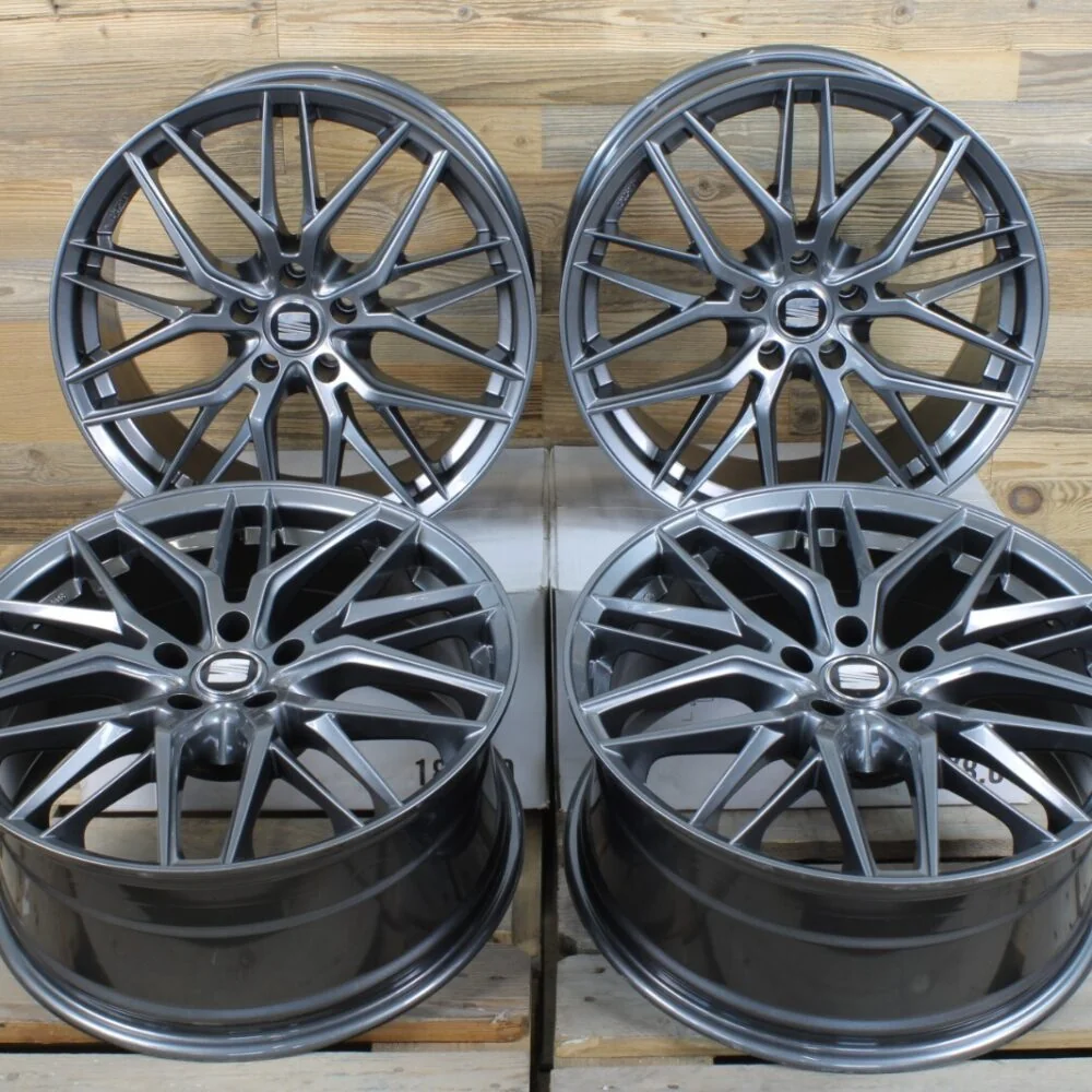 18 Zoll Felgen Damina DM08 anthraz für Seat Leon 1P 5F KL Ateca 5FP Cupra hybrid
