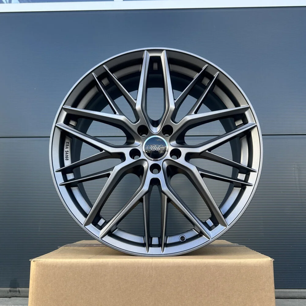 18 Zoll Felgen Damina DM08 grau matt für Audi A6 S6 4F 4F1 C6 4G 4G1 C7 F2 C8 S