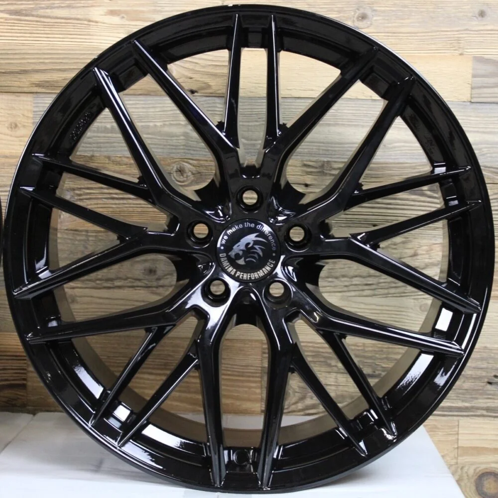 18 Zoll Felgen Damina DM08 schwarz für Mercedes A C Klasse W176 W177 W204 W205