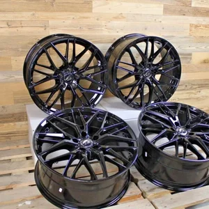 18 Zoll Felgen Damina DM08 schwarz für Skoda Octavia 1Z 5E NX RS Superb 3T Karoq 3