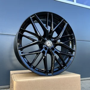 18 Zoll Felgen Damina DM08 schwarz für VW Passat B6 B7 B8 3C Tiguan 5N Touran 1T 3