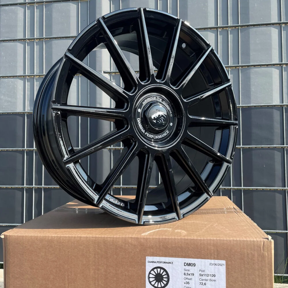 18 Zoll Felgen Damina DM09 für BMW 3er e90 e91 e92 e93 F30 F31 F34 GT schwarz M