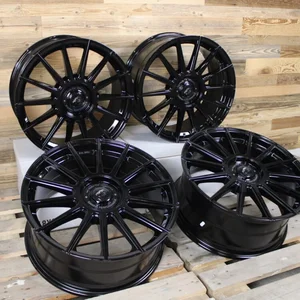 18 Zoll Felgen Damina DM09 schwarz für Seat Alhambra 7N Tarraco KN Ateca Cupra 2