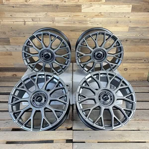 18 Zoll Felgen Damina DM10 grau für VW Golf 5 6 7 8 GTI GTD GTE eGolf 6R 7R 8R R