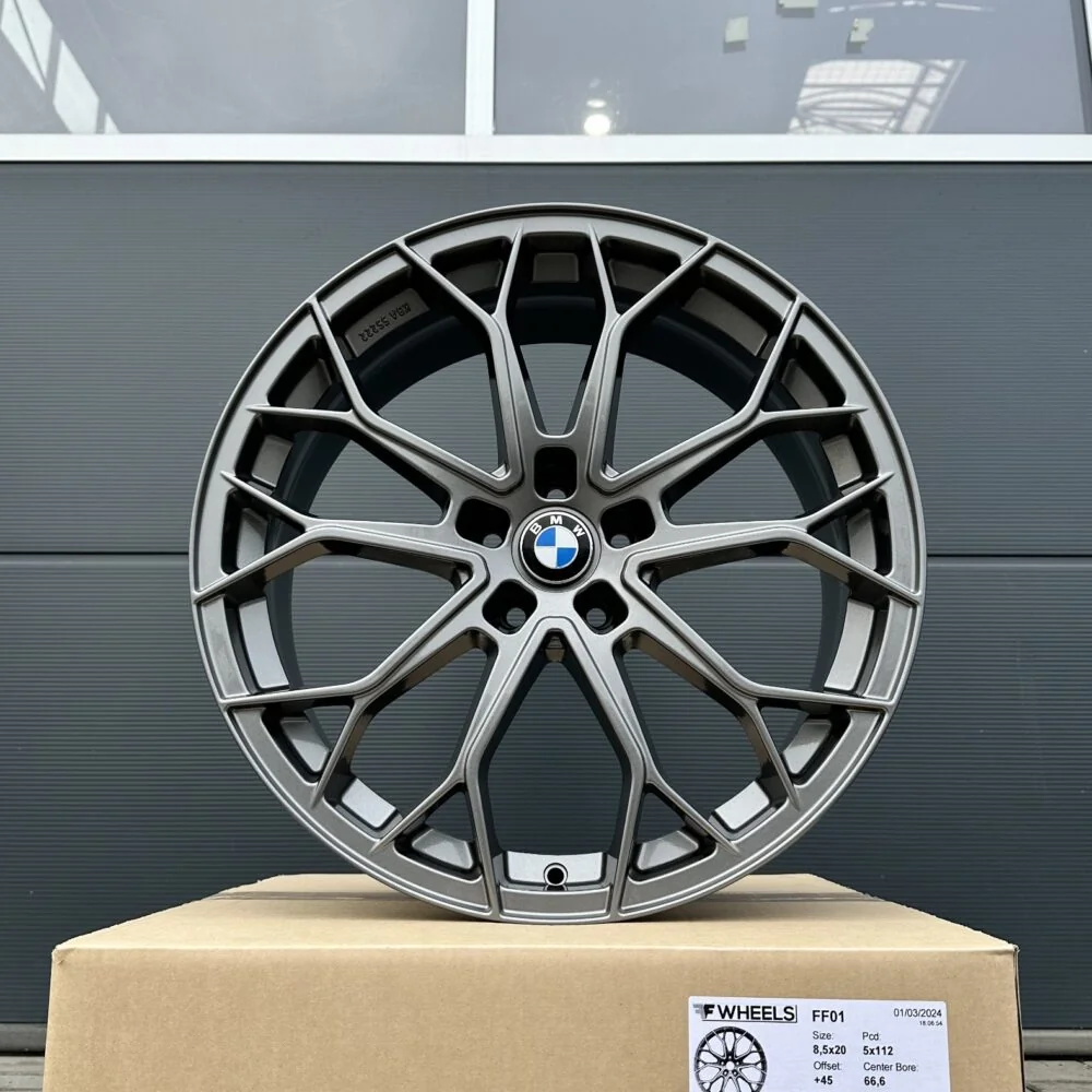 18 Zoll Felgen FF Wheels FF01 anthrazit für BMW 3er G20 G21 G3L G3K M340i M340d
