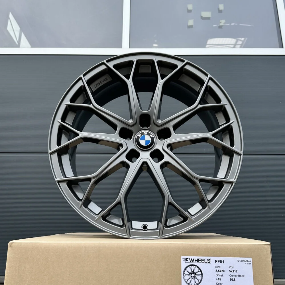 18 Zoll Felgen FF Wheels FF01 anthrazit für BMW 4er F32 F33 F36 M Performance 3C