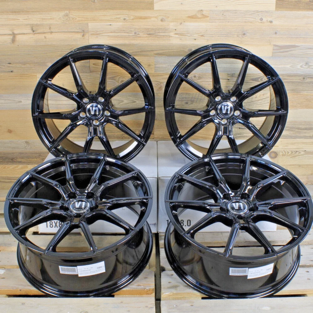 18 Zoll Felgen V1 Wheels schwarz für Mercedes E Klasse W213 CL C215 C216 CLK SLK