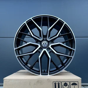 19 Zoll 4 Felgen DM20 poliert für VW Tiguan 5N T-ROC T ROC A1 Jetta ID3 ID4 2