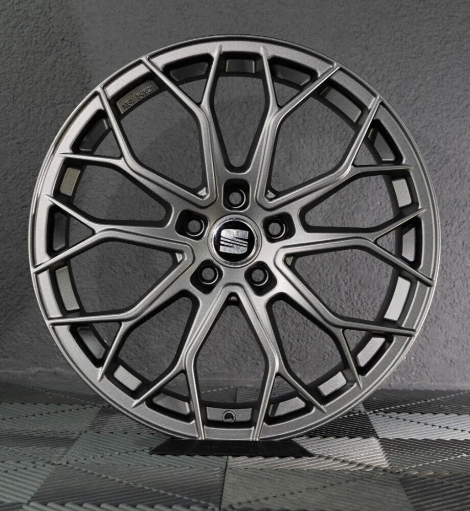 19 Zoll 4 Felgen FF01 grau für Seat Leon 1P 5F KL Cupra Ateca 5x112 hybrid