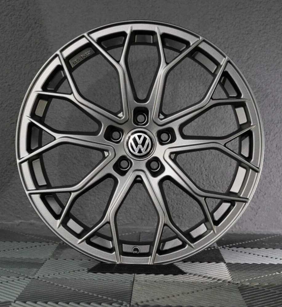 19 Zoll 4 Felgen FF01 grau für VW Tiguan 5N T-ROC T ROC A1 Jetta ID3 ID4