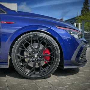 19 Zoll 4 Kompletträder FF01 schwarz für VW Golf 6 7 8 GTI GTD GTE R 3