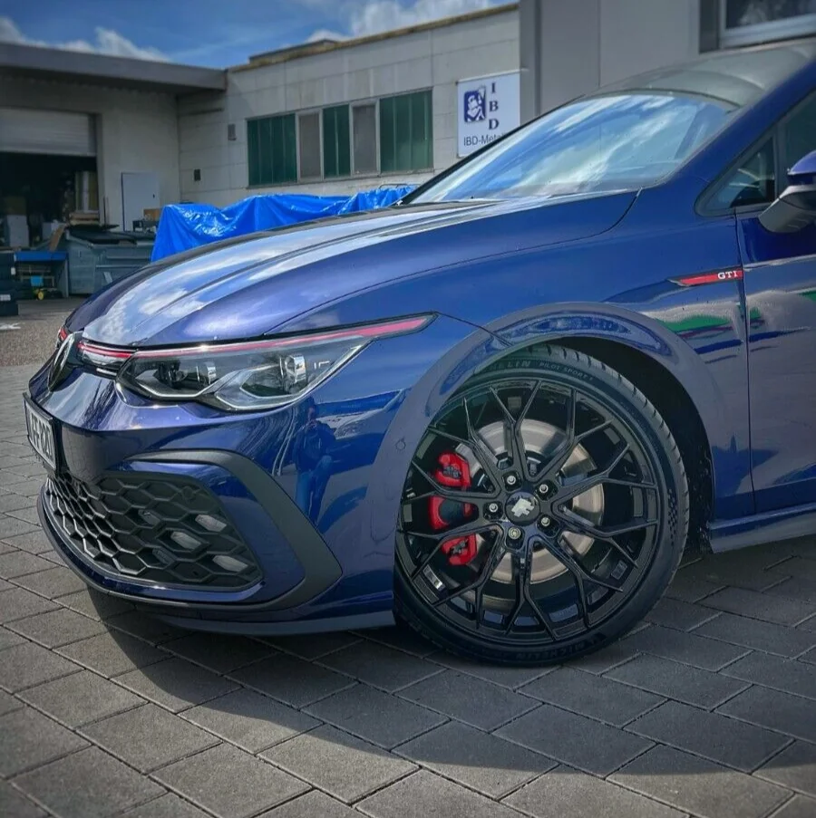 19 Zoll 4 Sommerräder Kompletträder FF01 schwarz für VW Golf 6 7 8 GTI GTD GTE R