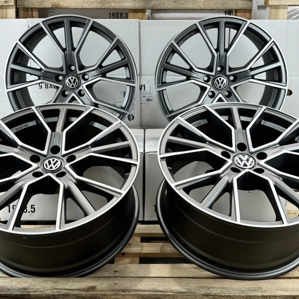 19 Zoll Felgen AF18 schwarz für VW Sharan 7N Tiguan 5N Phaeton Jetta Passat B8