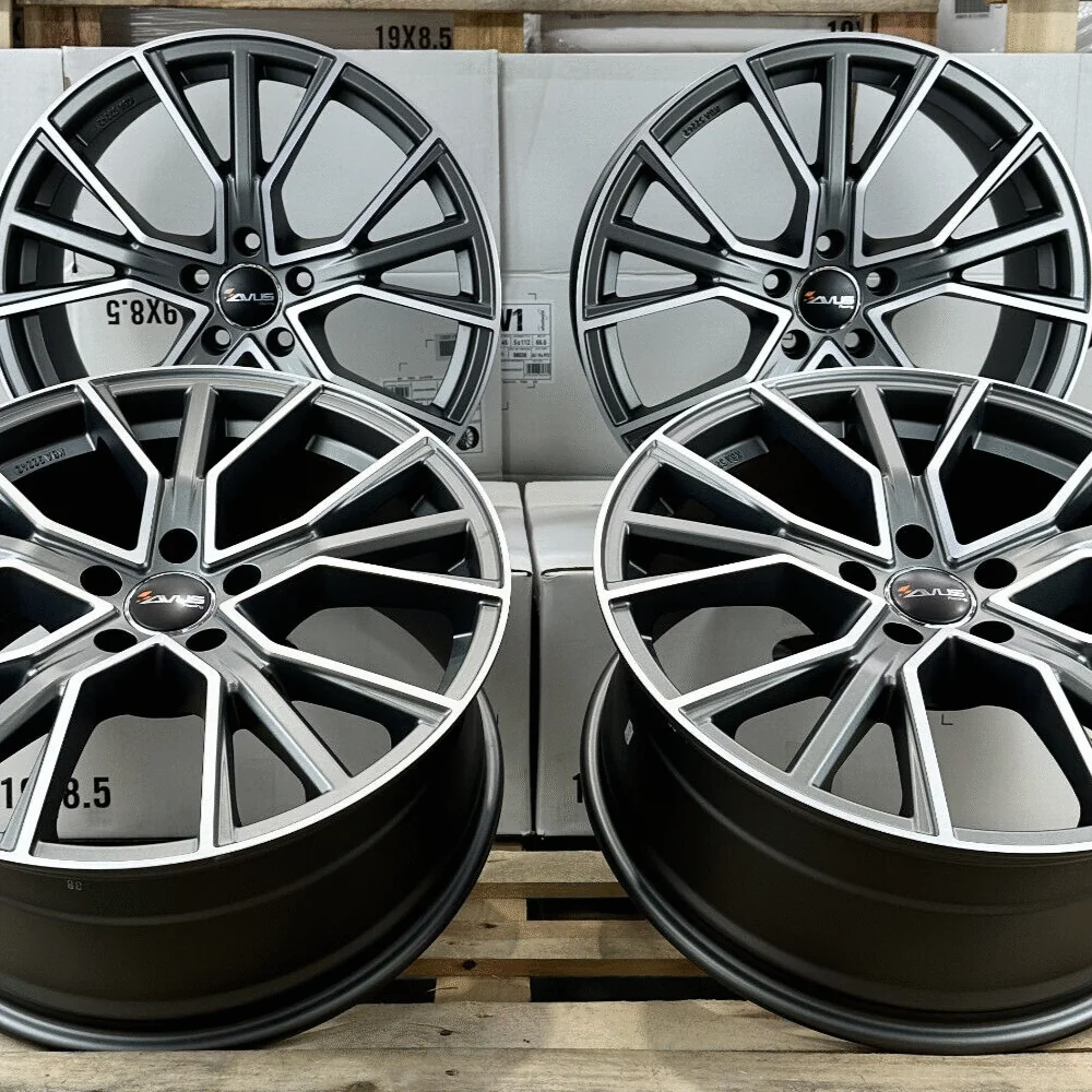 19 Zoll Felgen Avus AF18 grau für Skoda Octavia 1Z 5E NX RS VRS Superb 3T NEU