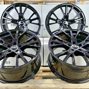 19 Zoll Felgen Avus AF18 schwarz für Audi A4 S4 B6 B7 B8 B9 8E 8H Q2 GA Q3 8U F3