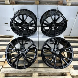 19 Zoll Felgen Avus AF18 schwarz für Audi A4 S4 B6 B7 B8 B9 8E 8H Q2 GA Q3 8U F3 2