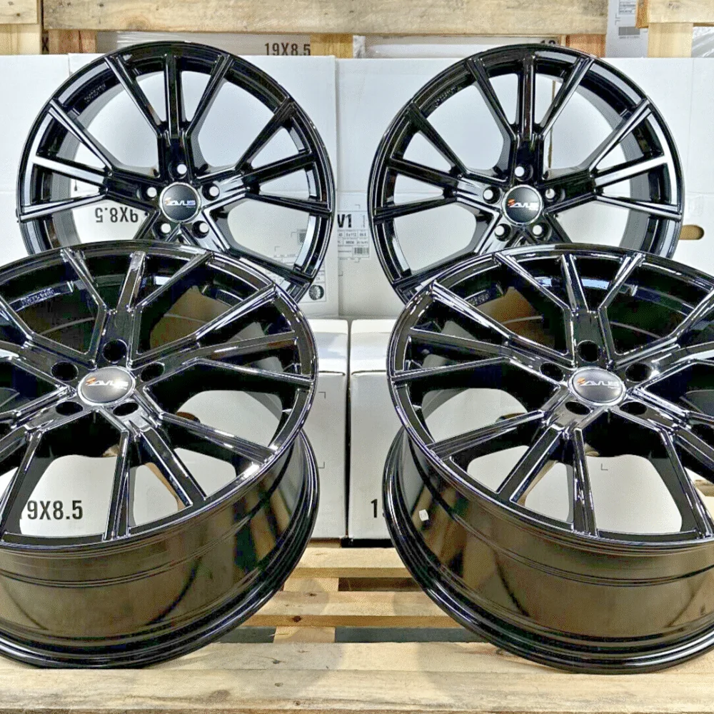 19 Zoll Felgen Avus AF18 schwarz für Skoda Octavia 1Z 5E NX RS VRS Superb 3T NEU