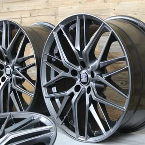 19 Zoll Felgen Damina DM08 anthraz für Seat Leon 1P 5F KL Cupra Ateca Yeti 5x112 2