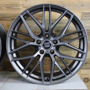 19 Zoll Felgen Damina DM08 grau für Seat Leon 1P 5F KL Cupra Ateca 5x112 hybrid