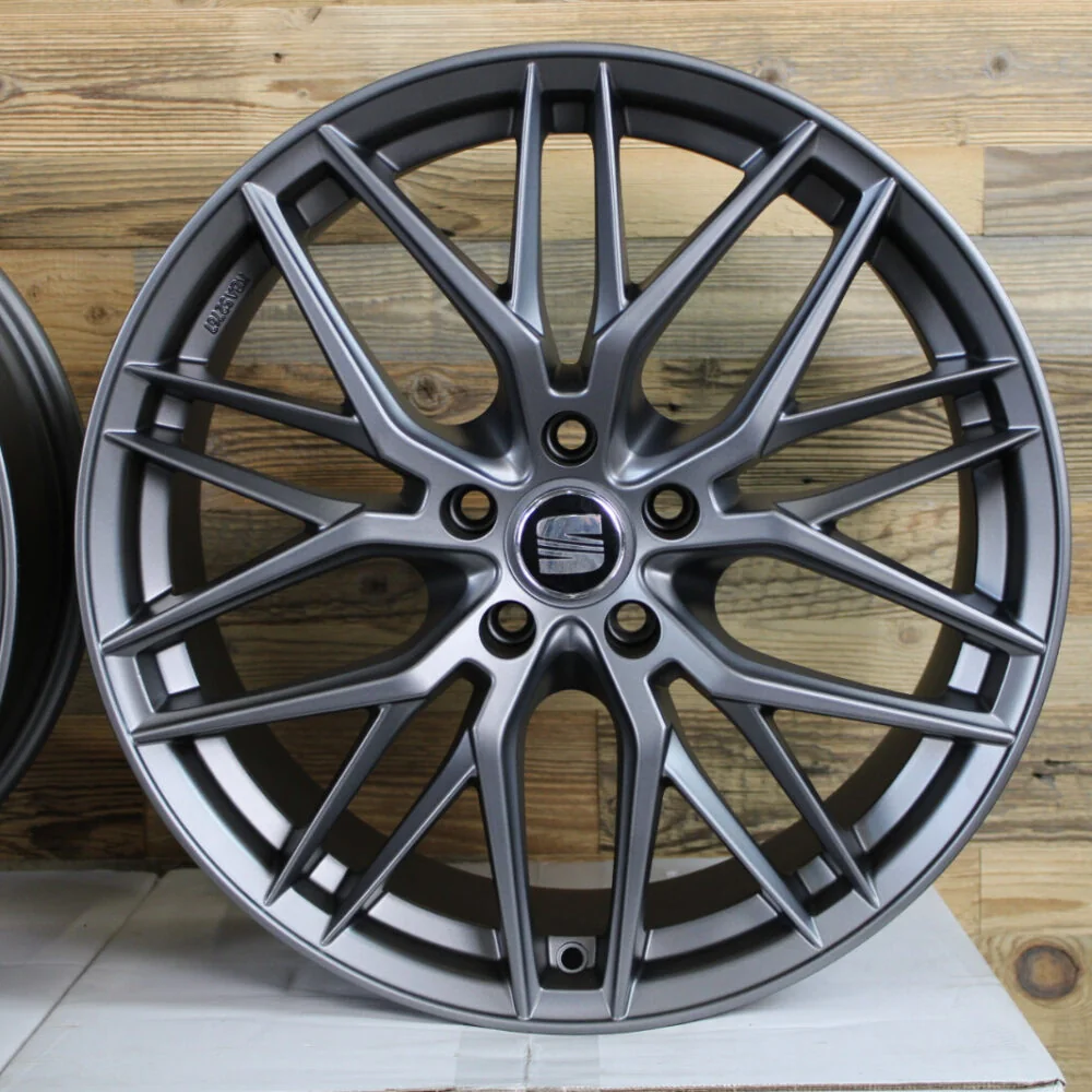19 Zoll Felgen Damina DM08 grau für Seat Leon 1P 5F KL Cupra Ateca 5x112 hybrid