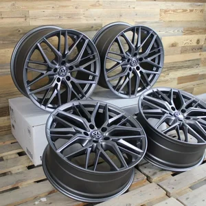 19 Zoll Felgen Damina DM08 grau matt für VW Beetle EOS 1F Jetta 1KM Touran 1T 2