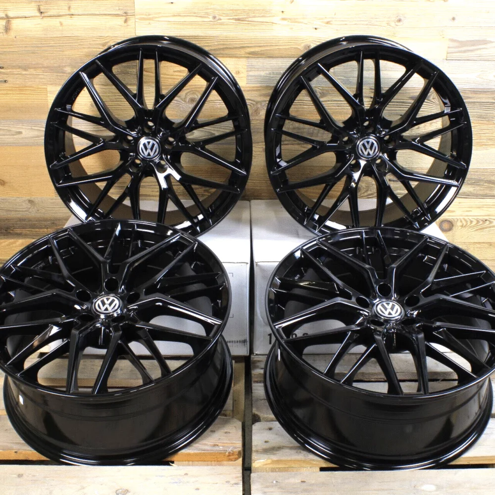 19 Zoll Felgen Damina DM08  schwarz für VW Golf 7 8 GTI Clubsport TCR 7R 8R