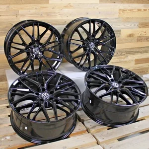 19 Zoll Felgen Damina DM08 schwarz für VW Tiguan 5N T-ROC T ROC A1 Jetta ID3 ID4 2