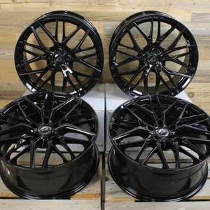 19 Zoll Felgen Damina DM08 schwarz Mercedes SL SLK SLC Klasse R172 R230 R231 NEU 3