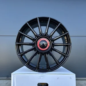 19 Zoll Felgen Damina DM08 schwarz rot für Audi A6 S6 4G F2 C7 C8 S-Line Allroud