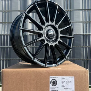 19 Zoll Felgen Damina DM09 schwarz für VW Golf 6 7 8 GTI GTD GTE Passat B6 B7 B8