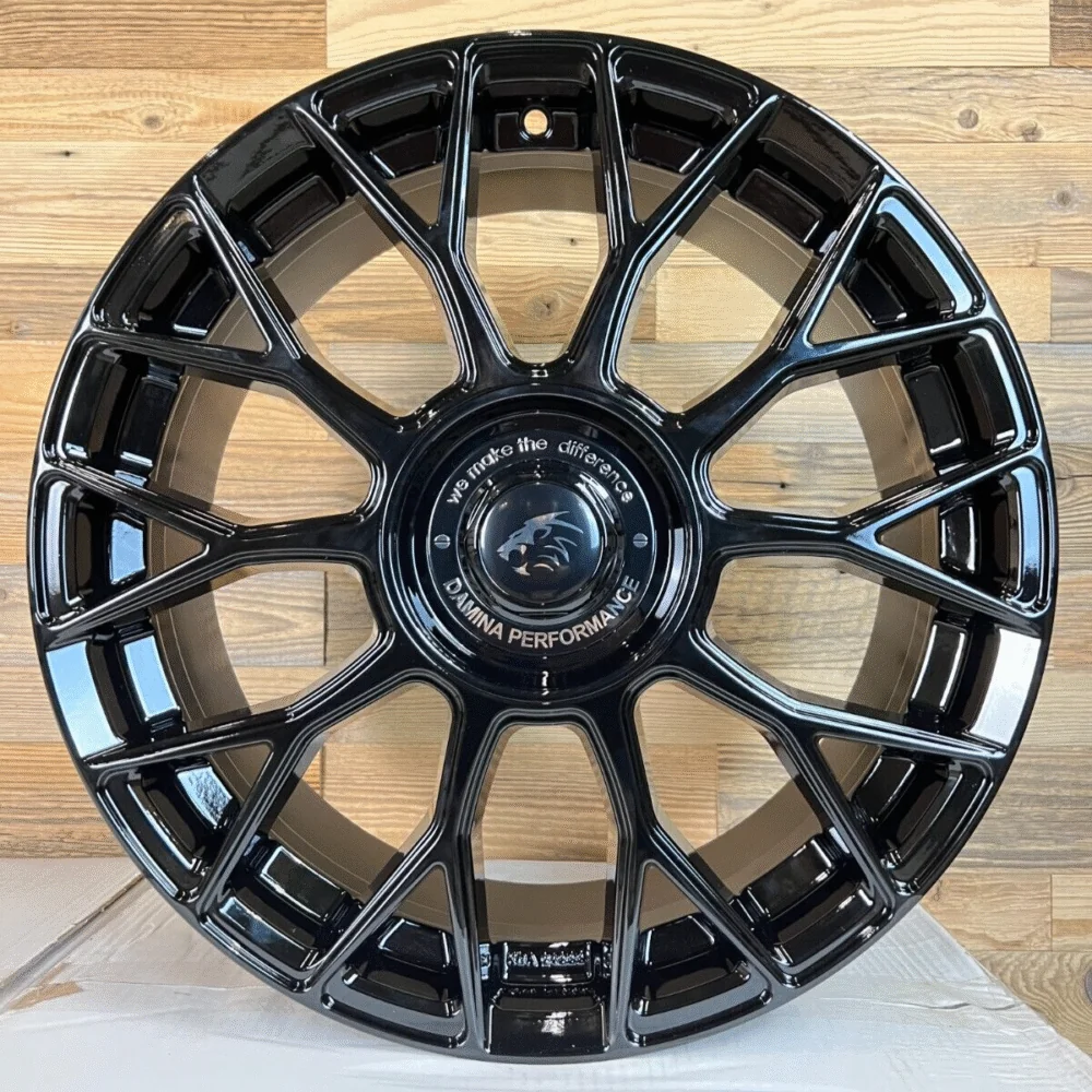 19 Zoll Felgen Damina DM10 schwarz für Seat Leon 1P 5F KL Cupra Ateca Yeti 5x112