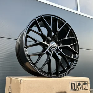 19 Zoll Felgen Damina DM20 schwarz für Mercedes S CL GLK EQB Klasse W220 C215 3