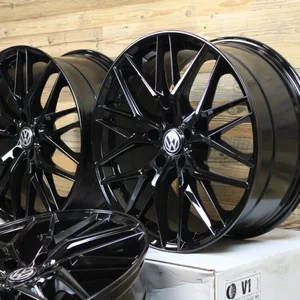 19 Zoll Felgen DM08 schwarz für VW Tiguan 5N 5N1 Arteon 3H Phaeton 3d Scirocco 2