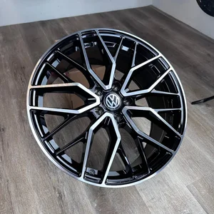 19 Zoll Felgen DM20 schwarz für VW Golf 6 7 8 GTI GTD GTE 7R 8R Passat B6 B7 B8