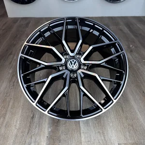 19 Zoll Felgen DM20 schwarz für VW Golf 6 7 8 GTI GTD GTE 7R 8R Passat B6 B7 B8 2