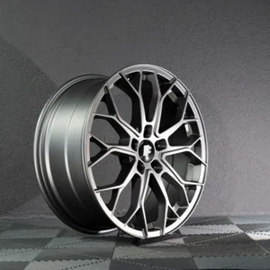 19 Zoll Felgen FF Wheels FF01 Grau für Mercedes SLK SLC Klasse R170 R171 R172 3