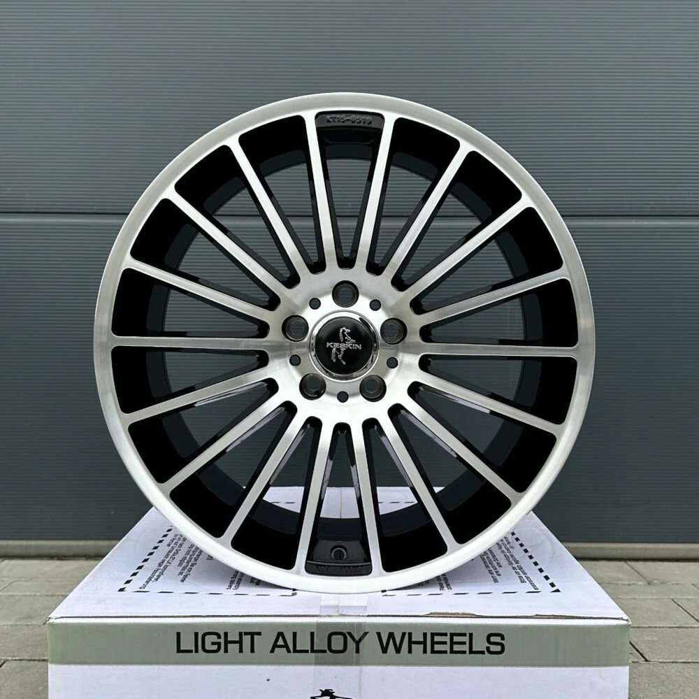 19 Zoll Felgen Keskin KT15 schwarz poliert für Audi A8 S8 4H F8 D4 D5 RSQ3 8U F3