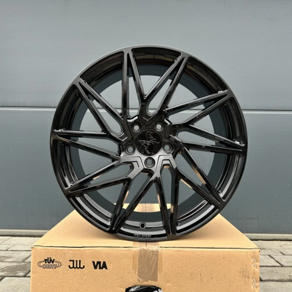 19 Zoll Felgen Keskin KT20 schwarz für Skoda Octavia 1Z 5E NX RS Superb 3T Karoq