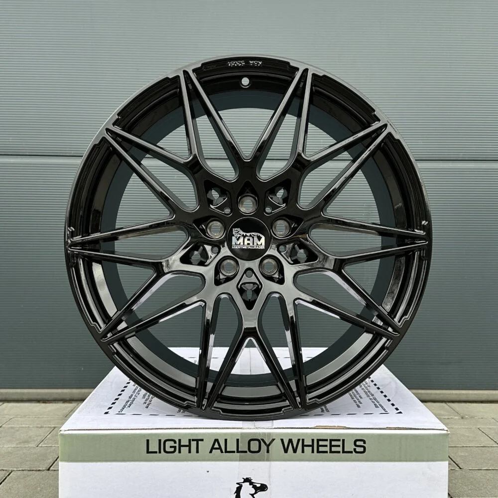 19 Zoll Felgen MAM B2 B2N schwarz für Audi A7 4G 4G1 F2 S7 A8 4H F8 S8 Q5 8R FY