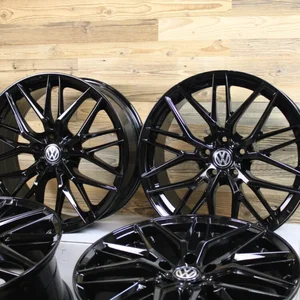 19 Zoll Felgen NEU Damina DM08 schwarz für VW Arteon 3H R Tiguan 5N CT R-Line 3