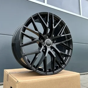 19 Zoll Felgen RS4 schwarz glanz für Audi A4 S4 B9 A5 B8 B9 A6 4G 4G1 C7 F2 3
